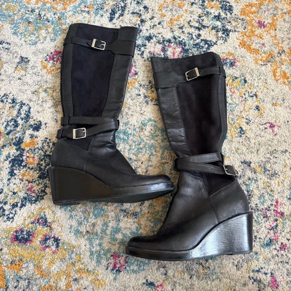 cole haan nike air riding boots